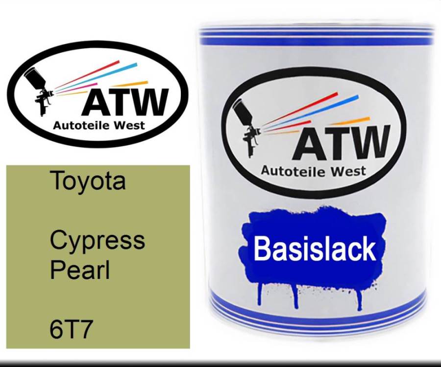 Toyota, Cypress Pearl, 6T7: 1L Lackdose, von ATW Autoteile West.